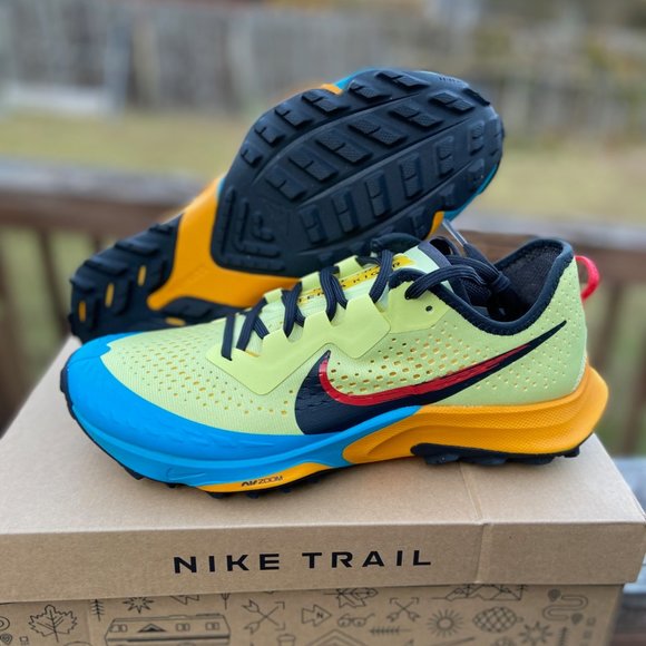 Nike Air Zoom Terra Kiger 7 Hiking Shoes CW6062-300 Lime Laser Blue Men NEW main image 6